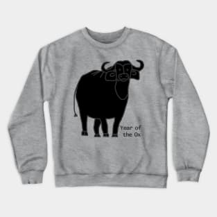 Year of the Ox Black Crewneck Sweatshirt